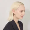 Lana Creolen aus versilbertem Messing für Damen Lana Creolen aus versilbertem Messing für Damen