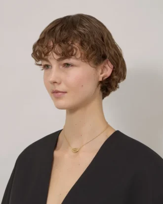 Lana-Halskette aus vergoldetem Messing für Damen Lana-Halskette aus vergoldetem Messing für Damen