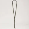 Lanyard Leinengrün Micro Classic Grain Damen Lanyard Leinengrün Micro Classic Grain Damen