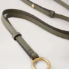 Lanyard Leinengrün Micro Classic Grain Damen Lanyard Leinengrün Micro Classic Grain Damen