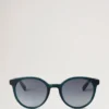 Laurie Sonnenbrille Mulberry Green Bio-Acetat-Sonnenbrille