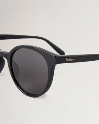 Laurie Sonnenbrille Schwarze Bio-Acetat-Sonnenbrille