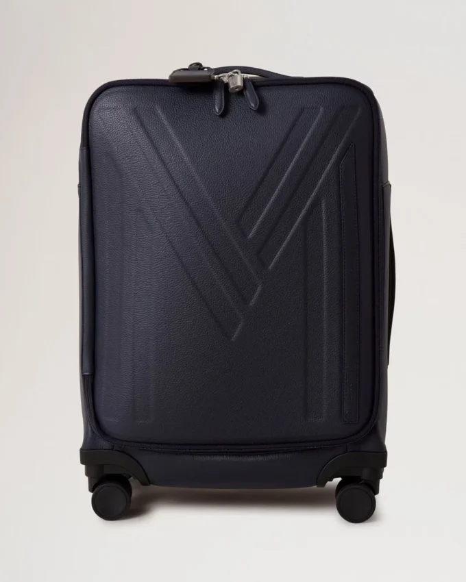 Leder-Koffer mit 4 Rollen „Night Sky“ Small Classic Grain