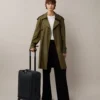 Leder-Koffer mit 4 Rollen „Night Sky“ Small Classic Grain