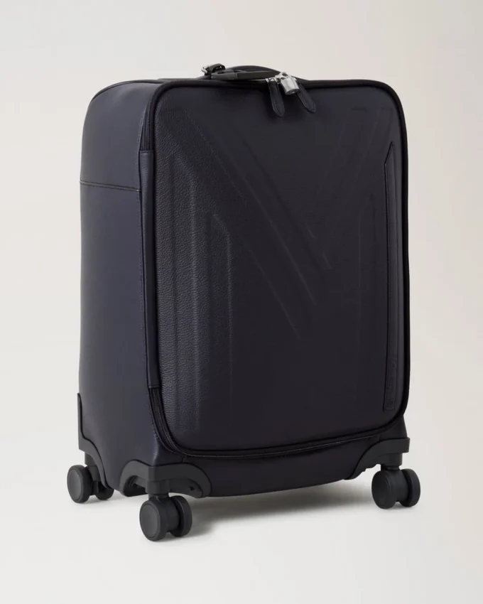 Leder-Koffer mit 4 Rollen „Night Sky“ Small Classic Grain
