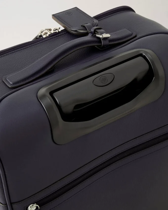 Leder-Koffer mit 4 Rollen „Night Sky“ Small Classic Grain