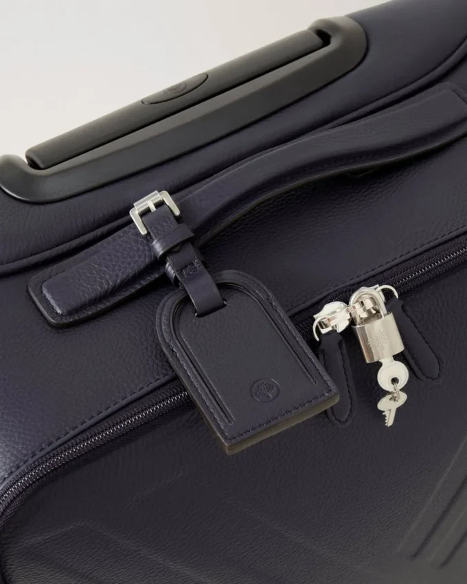 Leder-Koffer mit 4 Rollen „Night Sky“ Small Classic Grain