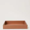 Leder-Tablett Vintage Eiche Kalbsleder & Holz Lifestyle Leder-Tablett Vintage Eiche Kalbsleder & Holz Lifestyle