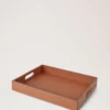 Leder-Tablett Vintage Eiche Kalbsleder & Holz Lifestyle Leder-Tablett Vintage Eiche Kalbsleder & Holz Lifestyle
