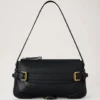 Lennox Umhängetasche Schwarz, Heavy Grain, Damen