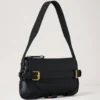 Lennox Umhängetasche Schwarz, Heavy Grain, Damen