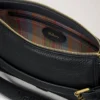 Lennox Umhängetasche Schwarz, Heavy Grain, Damen