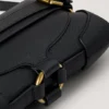 Lennox Umhängetasche Schwarz, Heavy Grain, Damen