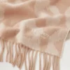 Leoparden-Merinowollschal in Maple & Ecru Merino Wool Leoparden-Merinowollschal in Maple & Ecru Merino Wool