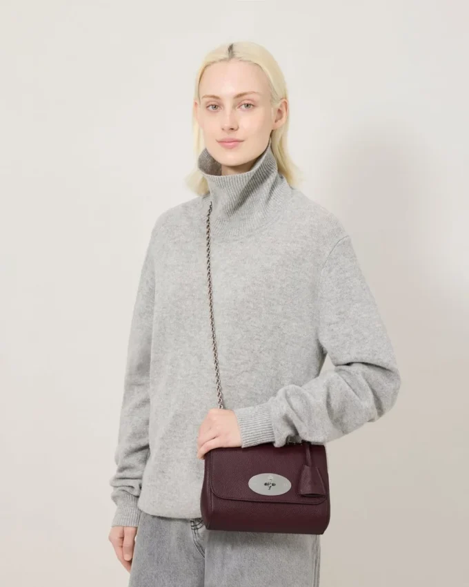 Lily Black Cherry Small Classic Grain Damen Lily Black Cherry Small Classic Grain Damen