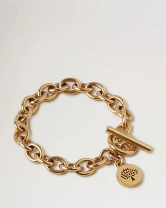 Lily Chain Armband aus vergoldetem Edelstahl