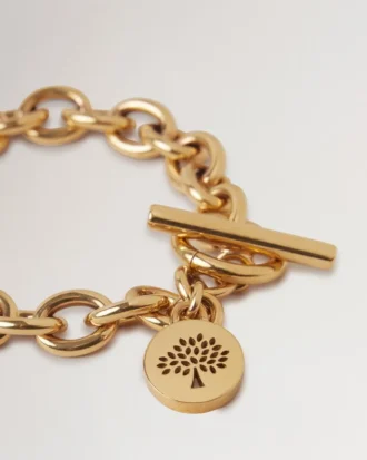 Lily Chain Armband aus vergoldetem Edelstahl