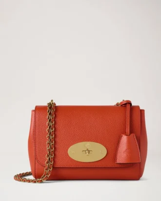 Lily Coral Orange Small Classic Grain Damen