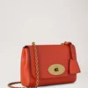 Lily Coral Orange Small Classic Grain Damen Lily Coral Orange Small Classic Grain Damen