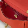 Lily Coral Orange Small Classic Grain Damen Lily Coral Orange Small Classic Grain Damen
