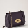 Lily Deep Aubergine Small Classic Grain Damen Lily Deep Aubergine Small Classic Grain Damen