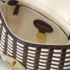 Lily Ebony & Eggshell Gewebtes Leder – Geschenke für Sie
