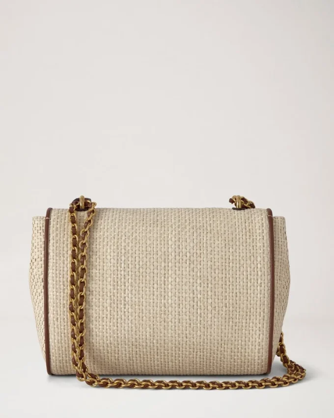 Lily Ecru & Bright Oak Raffia & Lederbesatz Damen Lily Ecru & Bright Oak Raffia & Lederbesatz Damen