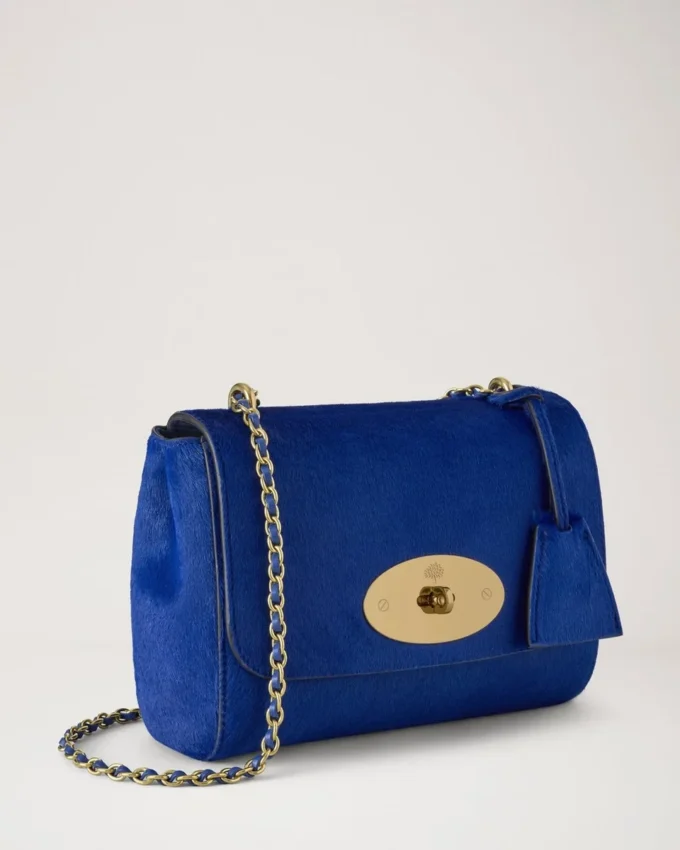 Lily Pigment Blue Hair Calf Damen