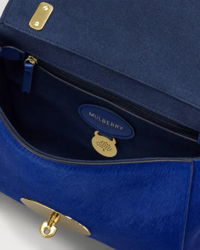 Lily Pigment Blue Hair Calf Damen