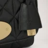 Lily Schwarz gestepptes Nappaleder für Damen Lily Schwarz gestepptes Nappaleder für Damen
