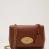 Lily-Tasche aus klein genarbtem Leder in Eiche von Mulberry Lily-Tasche aus klein genarbtem Leder in Eiche von Mulberry