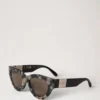 Luna Sonnenbrille Blonde Horn Bio-Acetat Damen