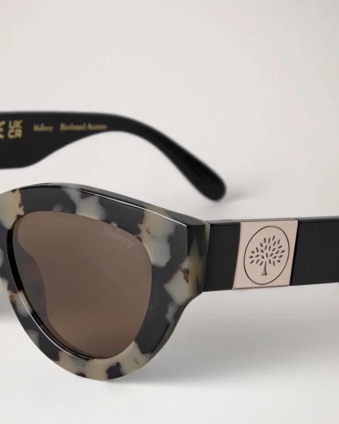 Luna Sonnenbrille Blonde Horn Bio-Acetat Damen