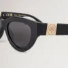 Luna Sonnenbrille – Schwarze Sonnenbrille aus Bio-Acetat Luna Sonnenbrille – Schwarze Sonnenbrille aus Bio-Acetat