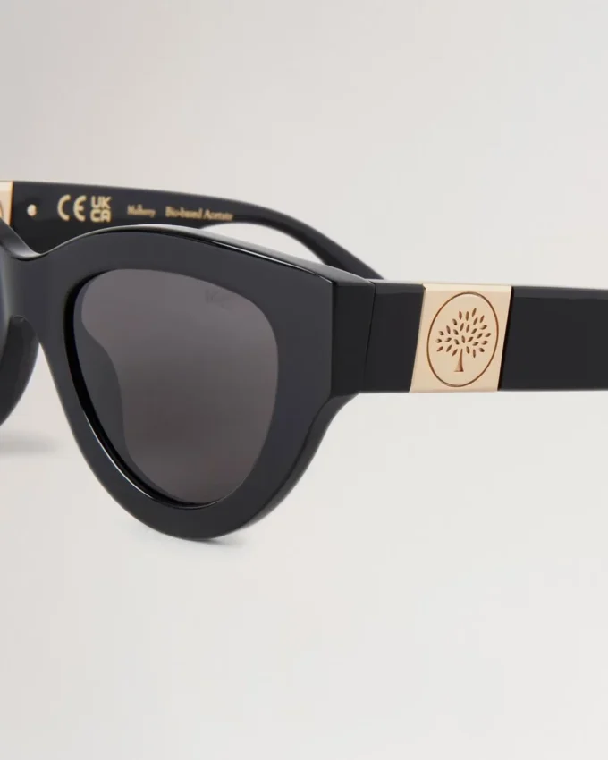 Luna Sonnenbrille – Schwarze Sonnenbrille aus Bio-Acetat Luna Sonnenbrille – Schwarze Sonnenbrille aus Bio-Acetat
