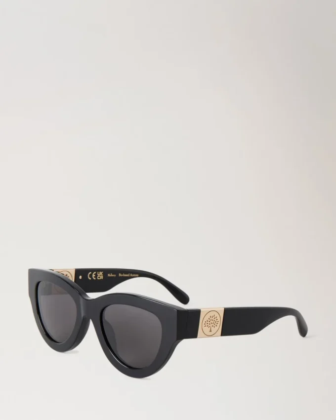 Luna Sonnenbrille – Schwarze Sonnenbrille aus Bio-Acetat Luna Sonnenbrille – Schwarze Sonnenbrille aus Bio-Acetat