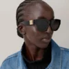 Luna Sonnenbrille – Schwarze Sonnenbrille aus Bio-Acetat Luna Sonnenbrille – Schwarze Sonnenbrille aus Bio-Acetat