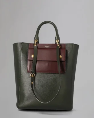 Maple Secondhand Racing Green bedrucktes Ziegenleder