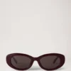 Mara Sonnenbrille Black Cherry Bio-Acetat Damen Mara Sonnenbrille Black Cherry Bio-Acetat Damen