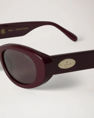 Mara Sonnenbrille Black Cherry Bio-Acetat Damen