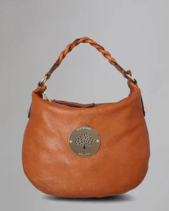 Medium Daria Hobo Secondhand Oak Weiche, geschmeidige Secondhand-Taschen