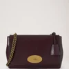 Medium Lily Oxblood Hochglanzleder Damen Medium Lily Oxblood Hochglanzleder Damen
