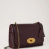 Medium Lily Oxblood Hochglanzleder Damen Medium Lily Oxblood Hochglanzleder Damen