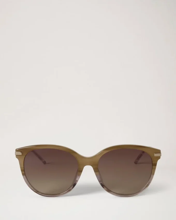 Megan Sonnenbrille Blonde Horn Bio-Acetat Damen Megan Sonnenbrille Blonde Horn Bio-Acetat Damen