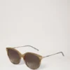 Megan Sonnenbrille Blonde Horn Bio-Acetat Damen Megan Sonnenbrille Blonde Horn Bio-Acetat Damen