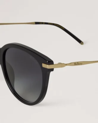 Megan Sonnenbrille Schwarz Bio-Acetat Damen