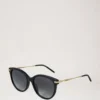 Megan Sonnenbrille Schwarz Bio-Acetat Damen Megan Sonnenbrille Schwarz Bio-Acetat Damen