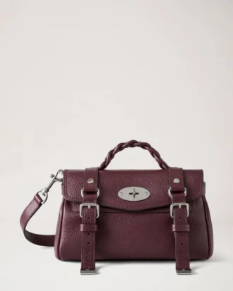 Mini Alexa Black Cherry Small Classic Grain Damen
