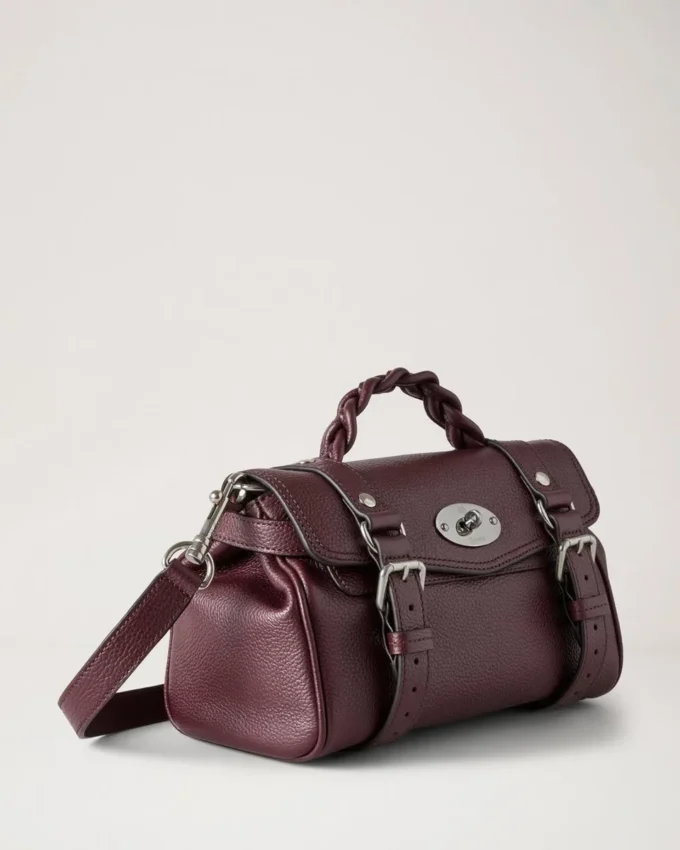 Mini Alexa Black Cherry Small Classic Grain Damen Mini Alexa Black Cherry Small Classic Grain Damen
