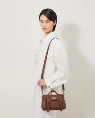 Mini Alexa Bright Oak Heavy Grain Damen